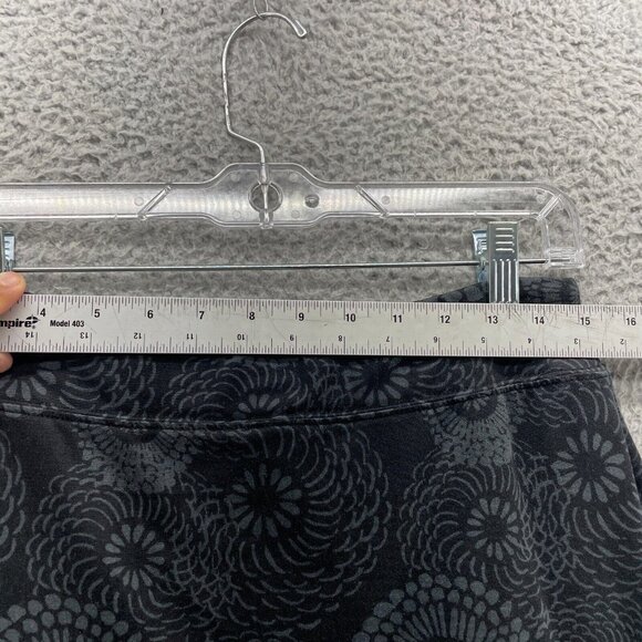 Tranquility Womens Skort Skirt Medium Black Gray Pockets Athletic Pickle Ball - Picture 4 of 6